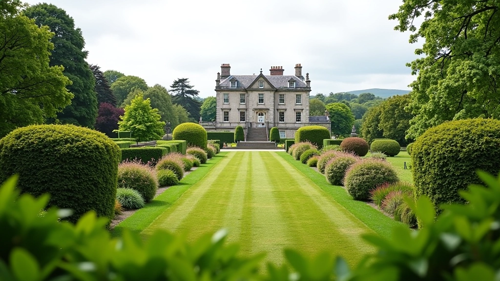 Birr Castle from across the demesne grounds